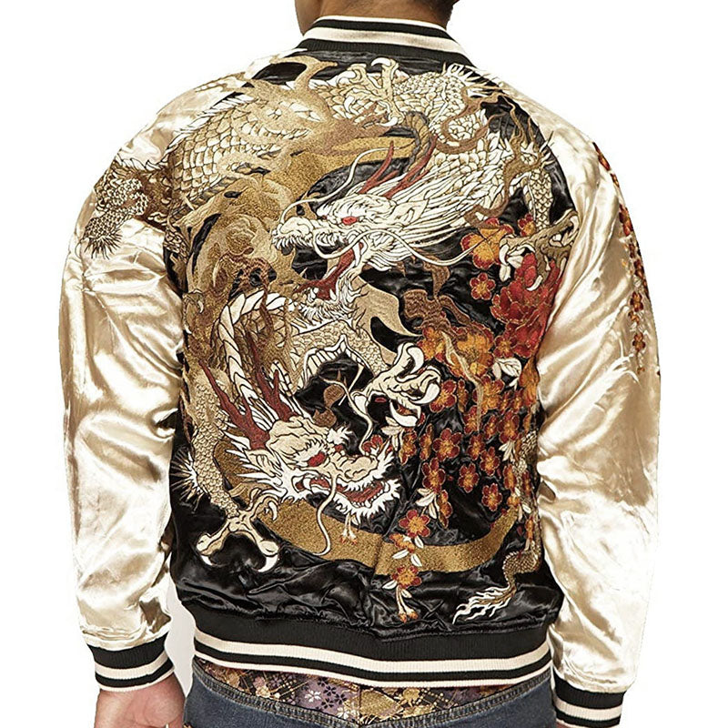 Moonlight Dragon Sukajan Souvenir Jacket [Reversible]