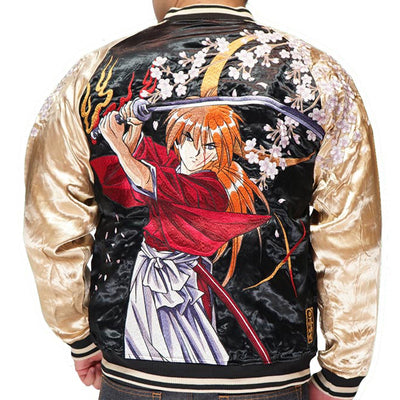 Kenshin Himura Rurouni Kenshin Reversible Sukajan Souvenir Jacket