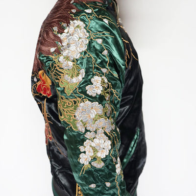 Shuten-dōji Sukajan Souvenir Jacket [Reversible] - solekoi